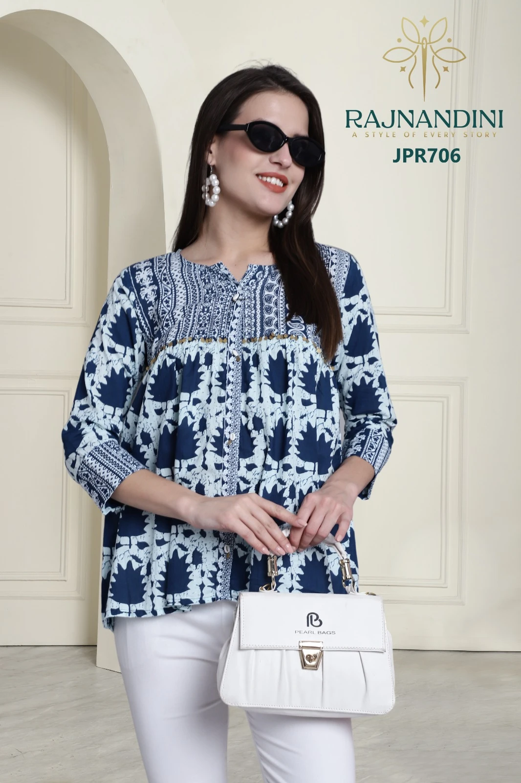 Rajnandini Aaradhya Vol 21 Pure Cotton Wholesale Tops Catalog — Wholesale, MPA wholesale from Surat — view 4